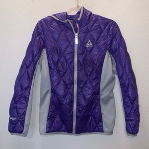 Gerry Fillpower 650 purple down puffer jacket